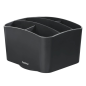 Organisateur de télécommandes Hama Agent - Peut contenir jusqu'à 6 télécommandes - Plastique - 13,7 x 12 x 8,8 cm - Noir