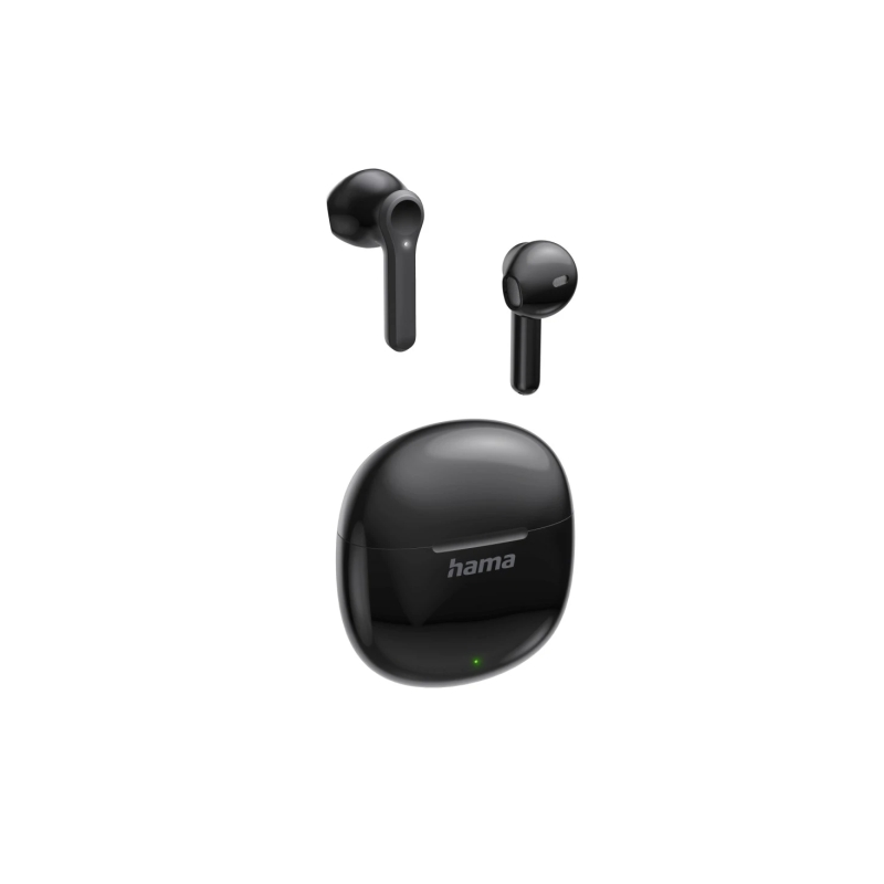 Casque Hama Action One avec microphone omnidirectionnel - Bluetooth - Portée de 10 m - Assistant vocal - Chargement USB-C - Noir