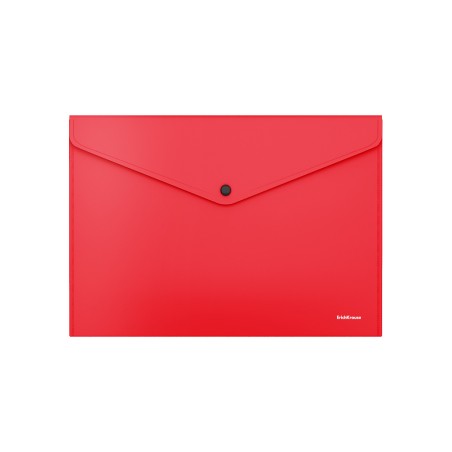 Lot de 12 enveloppes Erichkrause Fizzy Classic, taille ?4, rouge opaqu