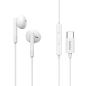 Casque Hama Classy avec microphone omnidirectionnel - Câble de 1,2 m - Connecteur USB-C - Assistant vocal - Blanc