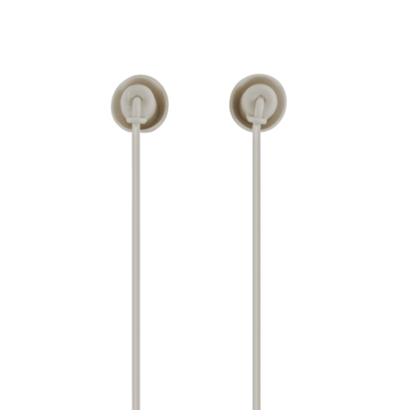 Casque Hama Relax avec microphone omnidirectionnel - Câble de 1,2 m - Assistant vocal - Couleur sable