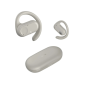 Casque ouvert Hama Spirit avec microphone omnidirectionnel - Bluetooth - IPX4 - Affichage LED - Chargement USB-C - Beige