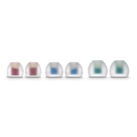 Hama Lot de 6 coussinets de rechange - Silicone - Couleurs assorties