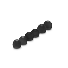 Hama Lot de 6 coussinets de rechange - Silicone - Noir