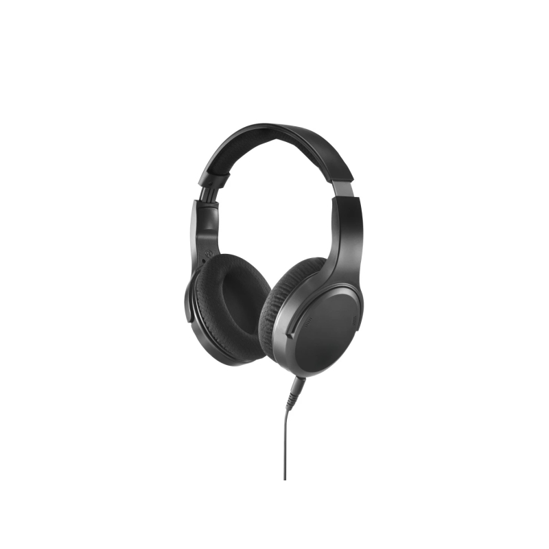 Casque audio Hama supra-auriculaire avec arceau - Câble de 6 m - Prise jack 3,5 mm - Noir