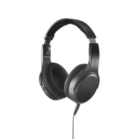 Casque audio Hama supra-auriculaire avec arceau - Câble de 6 m - Prise jack 3,5 mm - Noir