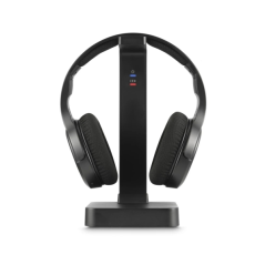 Casque supra-auriculaire Hama avec microphone omnidirectionnel - Bluetooth - 2,4 GHz - Arceau réglable - Noir