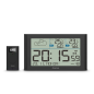 Station météo Hama Sylt - Horloge - Prévisions météo - Capteur extérieur - Radiofréquence - Thermomètre - Hygromètre - 25 x 3 x