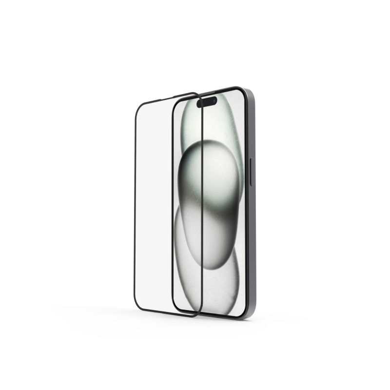 Protection d'écran Hama Extreme Protect pour iPhone 15 - Verre trempé - Anti-traces de doigts - Dureté 10H - Protection D3O - Tr
