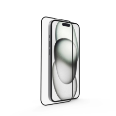 Protection d'écran Hama Extreme Protect pour iPhone 15 - Verre trempé - Anti-traces de doigts - Dureté 10H - Protection D3O - Tr