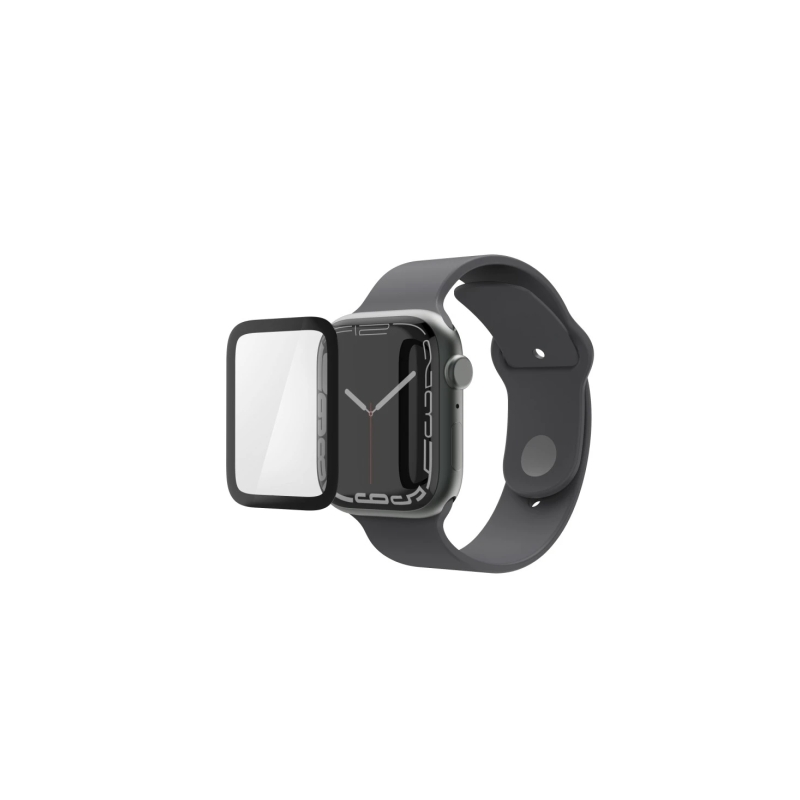 Protection d'écran Hama Super Hybrid pour Apple Watch - 40 mm - Flexiglas rPET - Anti-traces de doigts - Transparent