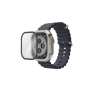 Protection d'écran Hama Super Hybrid pour Apple Watch - 49 mm - Anti-traces de doigts - Flexiglas rPET - Transparent