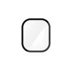 Protection d'écran Hama Super Hybrid pour Apple Watch - 49 mm - Anti-traces de doigts - Flexiglas rPET - Transparent