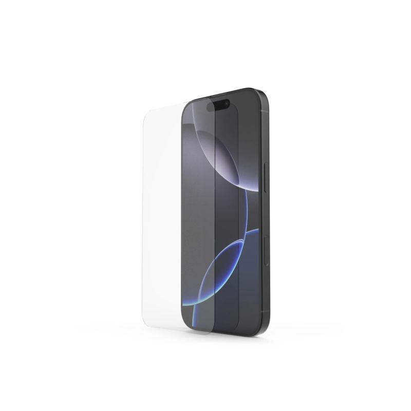 Protection d'écran Hama Clear Protect pour iPhone 16 Pro - Anti-traces de doigts - Verre de sécurité - Dureté 9H - Transparent