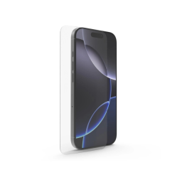 Protection d'écran Hama Clear Protect pour iPhone 16 Pro - Anti-traces de doigts - Verre de sécurité - Dureté 9H - Transparent