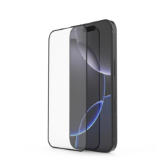 Protection d'écran Hama Cristal pour iPhone 16 - Verre trempé - Anti-traces de doigts - Dureté 10H - Protection D3O - Transparen