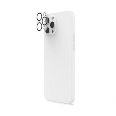Protection d'objectif Hama Cam Protect pour iPhone 16 Pro / 16 Pro Max - Verre trempé - Transparent