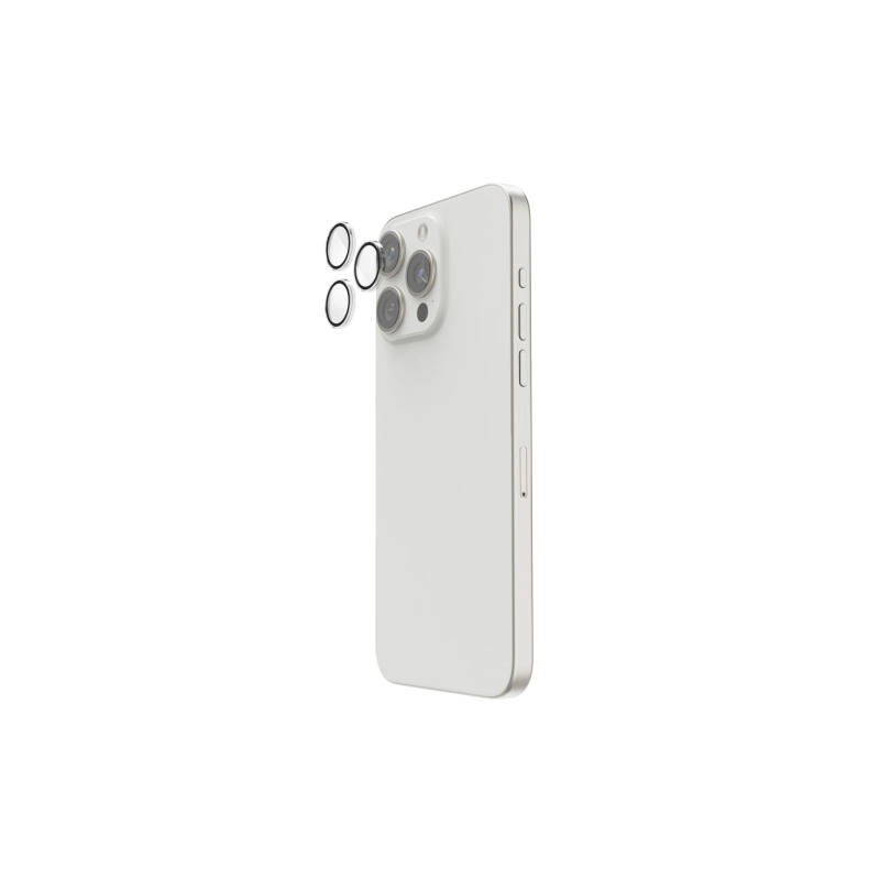 Protection d'écran Hama Lens Protect pour iPhone 16 Pro - Verre trempé - Transparent