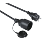 Rallonge électrique extérieure Hama - Puissance maximale 3680 W - Longueur 10 m - Section 1,5 mm² - Connecteur Schuko CEE7 - Cap
