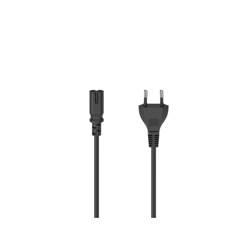 Câble d'alimentation Hama CEE7/16 mâle-femelle C7 - Longueur 1,5 m - Section 0,75 mm² - Couleur : Noir
