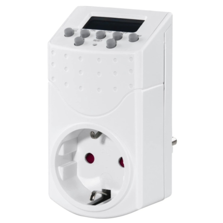 Minuteur numérique Hama Mini - Puissance maximale 1800 W - Tension 250 V - Minuteur - Interrupteur marche/arrêt - Intervalles de