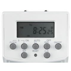 Minuteur numérique Hama Mini - Puissance maximale 1800 W - Tension 250 V - Minuteur - Interrupteur marche/arrêt - Intervalles de