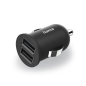 Chargeur de voiture Hama 12 W - 2 ports USB-A - Noir