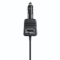 Alimentation allume-cigare Hama 12 W - Affichage LED - Indicateur LED - Tension variable - Noir