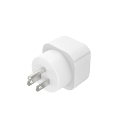 Adaptateur de voyage Hama, prise type B - Puissance jusqu'à 3750 W - Connecteur Schuko femelle - Tension 230-250 V - Blanc