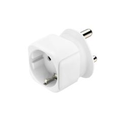 Adaptateur de voyage Hama, prise type M - Puissance jusqu'à 4000 W - Connecteur Schuko femelle - Tension 230-250 V - Dimensions