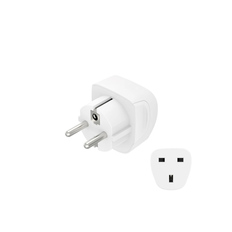 Adaptateur de voyage Hama avec prises de type E et Schuko - Puissance jusqu'à 3250 W - Connecteur femelle de type G - Tension 22