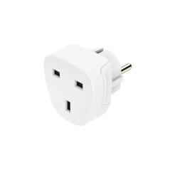Adaptateur de voyage Hama avec prises de type E et Schuko - Puissance jusqu'à 3250 W - Connecteur femelle de type G - Tension 22
