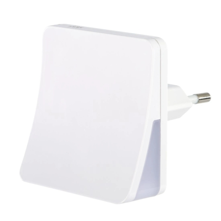 Veilleuse LED Hama Edge à brancher - IP20 - Capteur de luminosité - 6 x 6 x 7 cm - Blanche