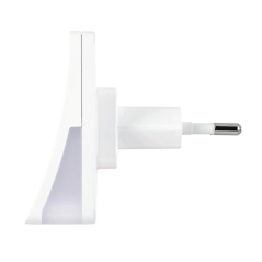 Veilleuse LED Hama Edge à brancher - IP20 - Capteur de luminosité - 6 x 6 x 7 cm - Blanche