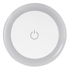 Veilleuse LED tactile Hama à brancher - IP20 - 6,4 x 6,4 x 6,3 cm - Blanche
