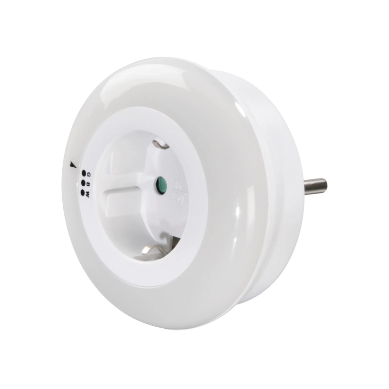 Veilleuse LED Hama - Puissance 0,8 W - Indice de protection IP20 - Capteur de luminosité - Blanche