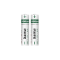 Lot de 2 piles rechargeables AAA Hama - NiMH - Tension 1,2 V - 700 mAh - Blanches