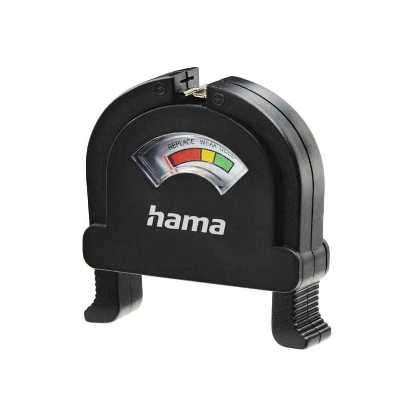 Testeur de batterie Hama - Universel - Affichage analogique - Noir