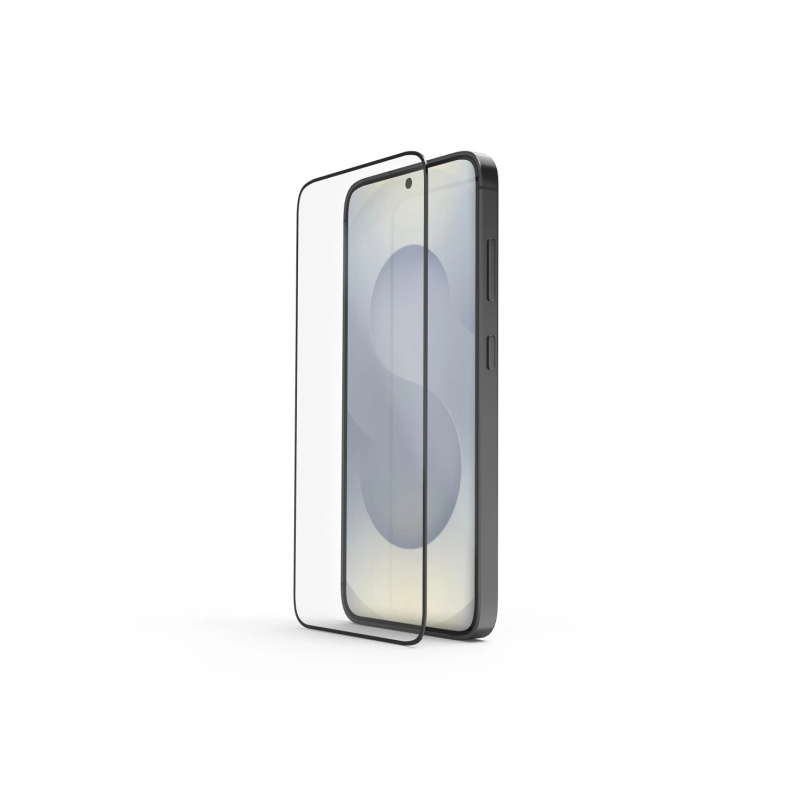 Protection d'écran Hama Extreme Protect pour Samsung Galaxy S25 - Support de montage - Verre trempé - Anti-traces de doigts - Du