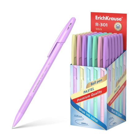 stylo bille lavande pastel ErichKrause