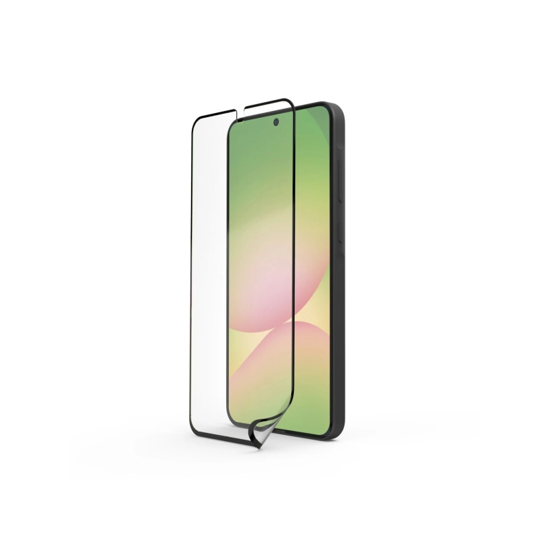 Protection d'écran Hama Super Hybrid pour Samsung Galaxy A56 5G - Anti-traces de doigts - Flexiglas rPET - Dureté 9H - Protectio
