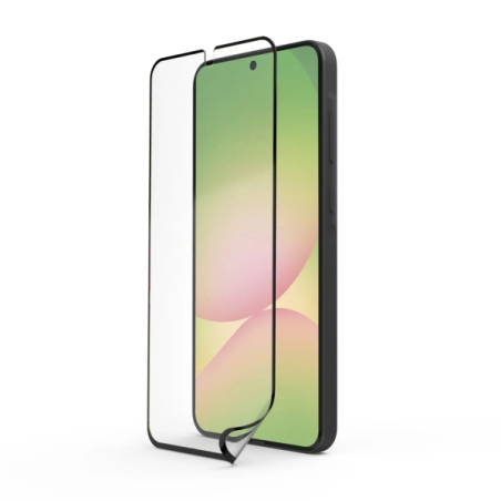 Protection d'écran Hama Super Hybrid pour Samsung Galaxy A56 5G - Anti-traces de doigts - Flexiglas rPET - Dureté 9H - Protectio