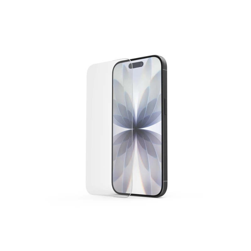 Protection d'écran Hama Clear Protect pour iPhone 17 - Anti-traces de doigts - Support de fixation - Verre de sécurité - Dureté