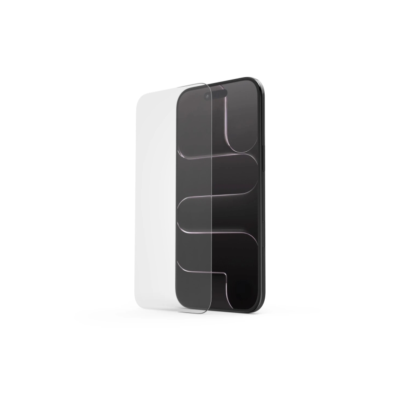 Protection d'écran Hama Crystal pour iPhone 17 Air - Anti-traces de doigts - Support de montage - Verre de sécurité - Dureté 9H