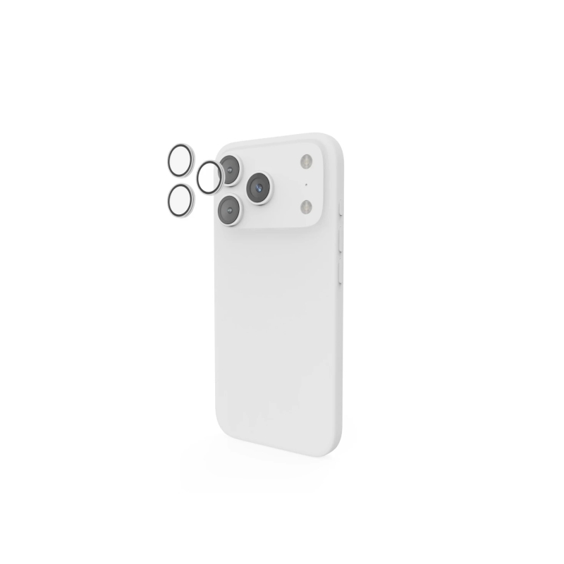 Protection d'objectif Hama pour iPhone 17 Pro / Pro Max - Verre trempé - Transparent