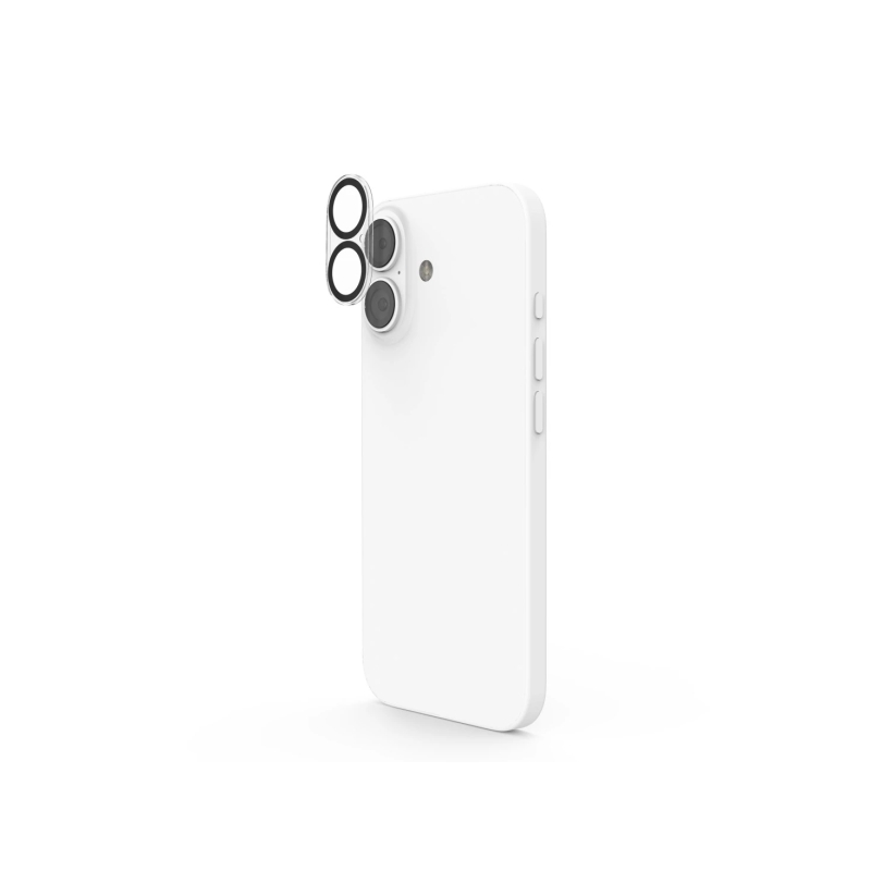 Protection d'objectif Hama Cam Protect pour iPhone 17 - Verre trempé - Transparent