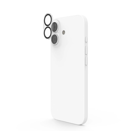 Protection d'objectif Hama Cam Protect pour iPhone 17 - Verre trempé - Transparent