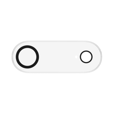 Protection d'objectif Hama Cam Protect pour iPhone 17 Air - Verre trempé - Transparent