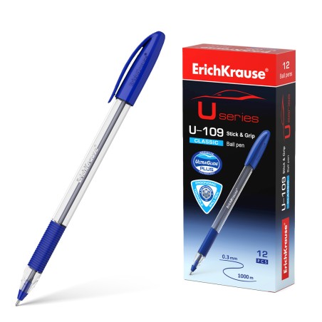 stylo-bille bleu Grip ErichKrause