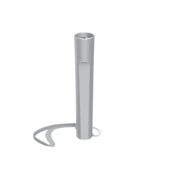 Lampe torche LED Hama FL120 - Puissance 3 W - 120 lumens - Fonctionne avec 2 piles AA - Couleur argent